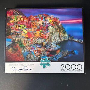 BUFFALO CINQUE TERRE 2000 PIECE JIGSAW PUZZLE FEATURING THE ITALIAN COASTLINE